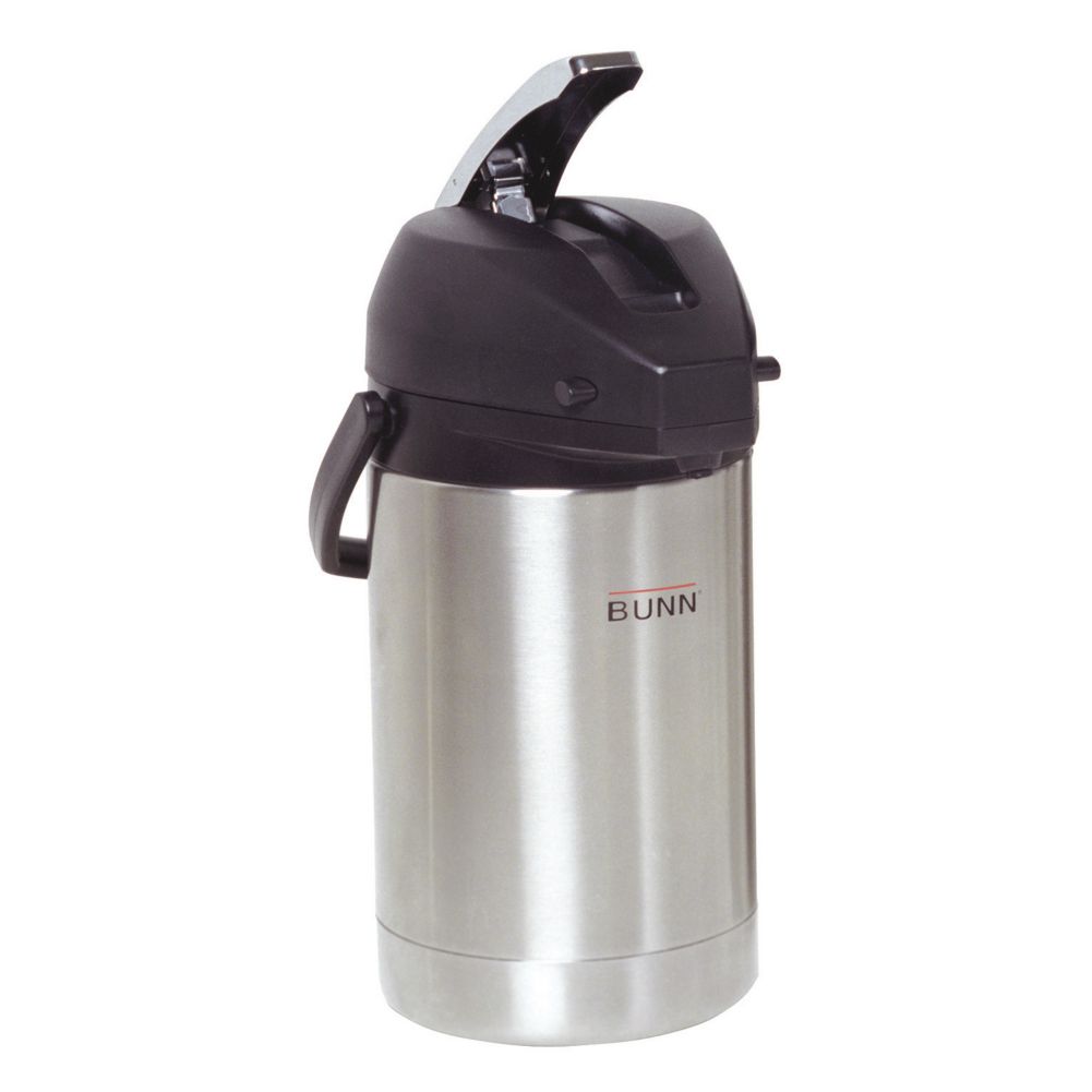 BUNN® 32125 Stainless Steel Lined 2.5 Liter Lever-Action Airpot