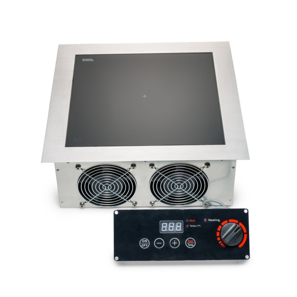 Bon Chef 12085 Stainless DropIn Induction Range with Glass Cooktop