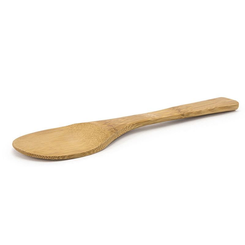 FOH BUT008BBB93 Flat 10" Bamboo Spoon - 12 / CS