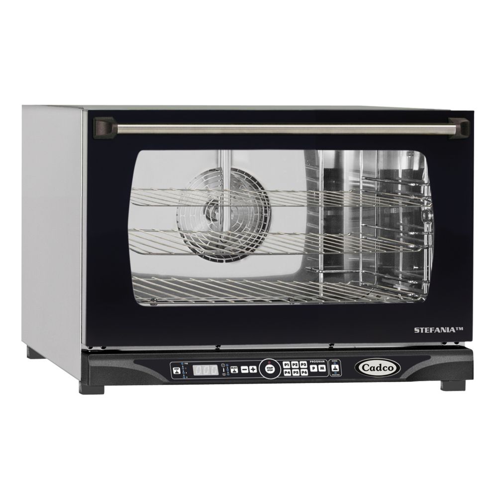 Cadco XAFT115 LineChef 1/2Size Digital Convection Oven with Humidity
