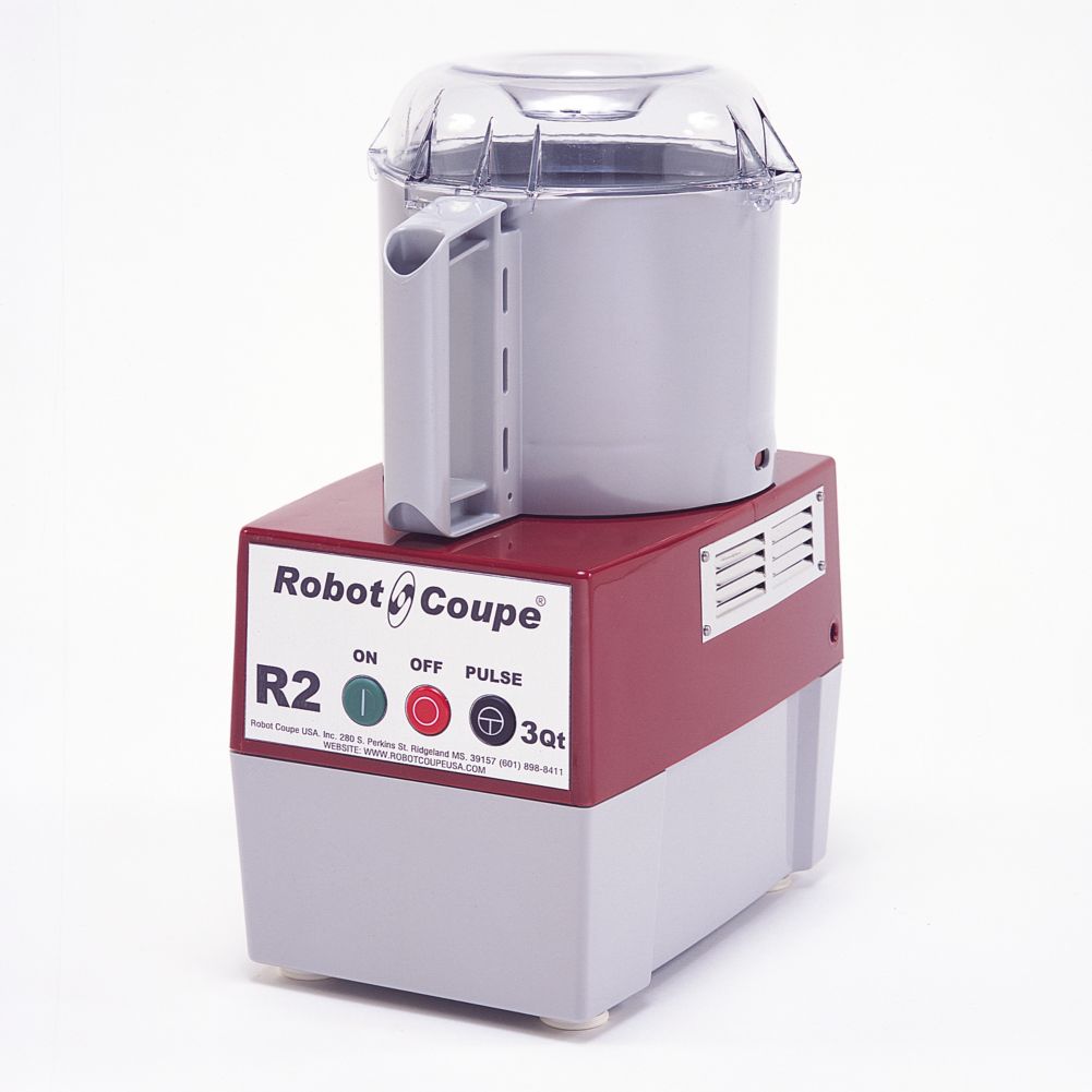 Robot Coupe® R2B Food Processor with 3 Qt Bowl Attachment Kit