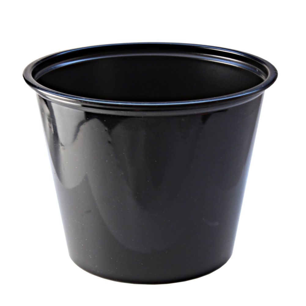 Fabri-Kal 9505146 Black 5.5 Ounce Plastic Portion Cup - 2500 / CS