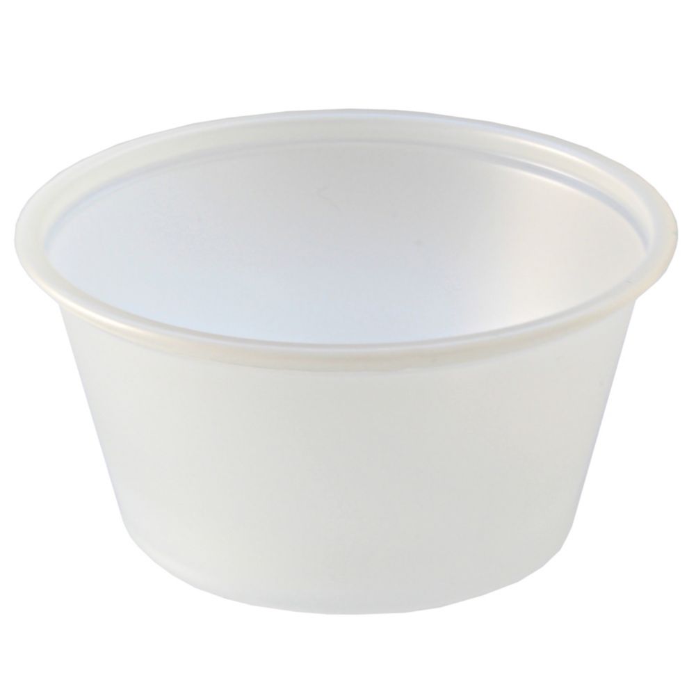 Fabri-Kal 9505195 Translucent 2 Ounce Plastic Portion Cup - 2500 / CS ...