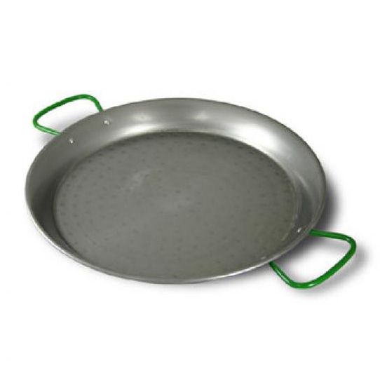 Paderno World Cuisine Blue Steel 31½" Paella Pan Wasserstrom