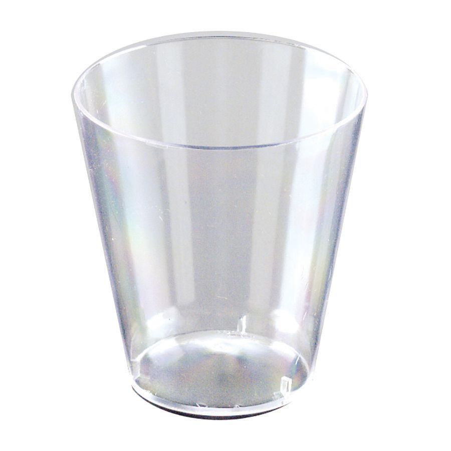 Shot Glasses Clear Plastic 1 Oz Cups 2500/cs 