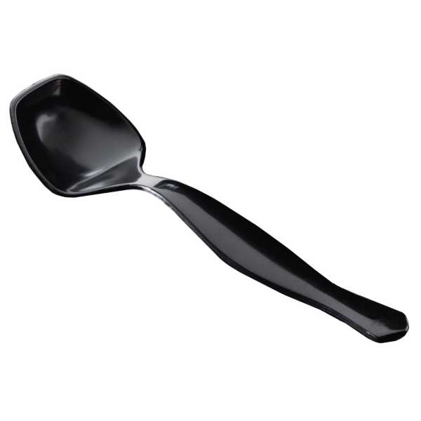EMI Yoshi Black Plastic Serving Spoon