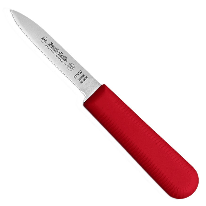 Dexter Russell 15373-R Sani-Safe Scalloped 3-1/4" Paring Knife