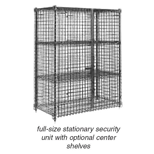 Eagle® SC2460 Chrome Finish Security Cage with Hasp Pad Lock