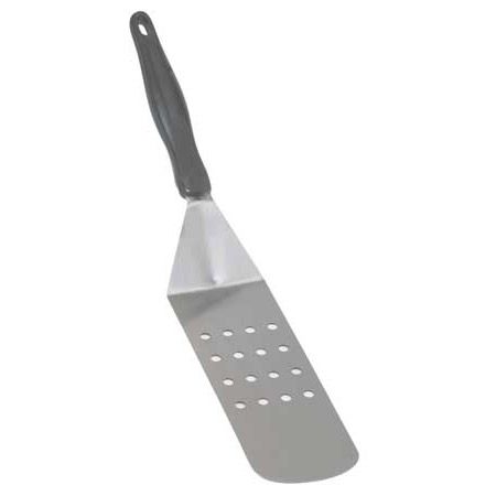 Vollrath 4808920 S/S Perforated Turner with Black Handle