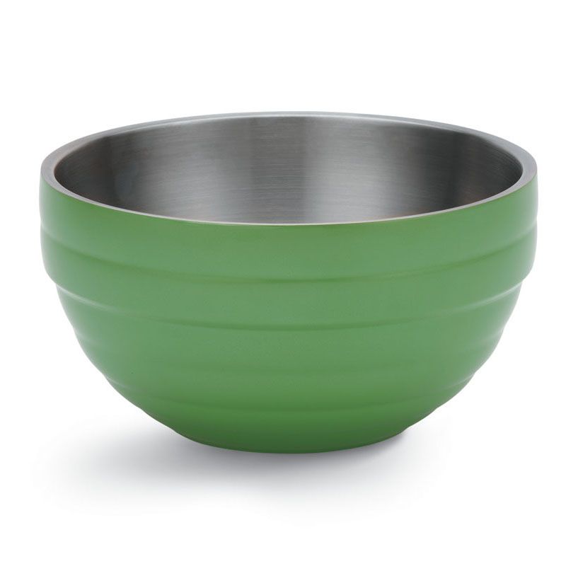 Vollrath 4656935 Green Apple S/S Beehive Style 10.1 Quart Serving Bowl