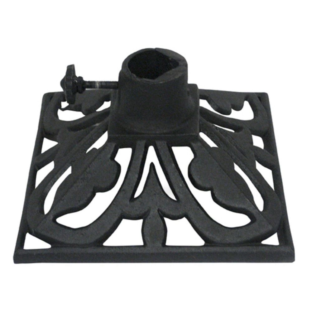 Hollowick TK08045 9" Square Cast Iron Torch Stand