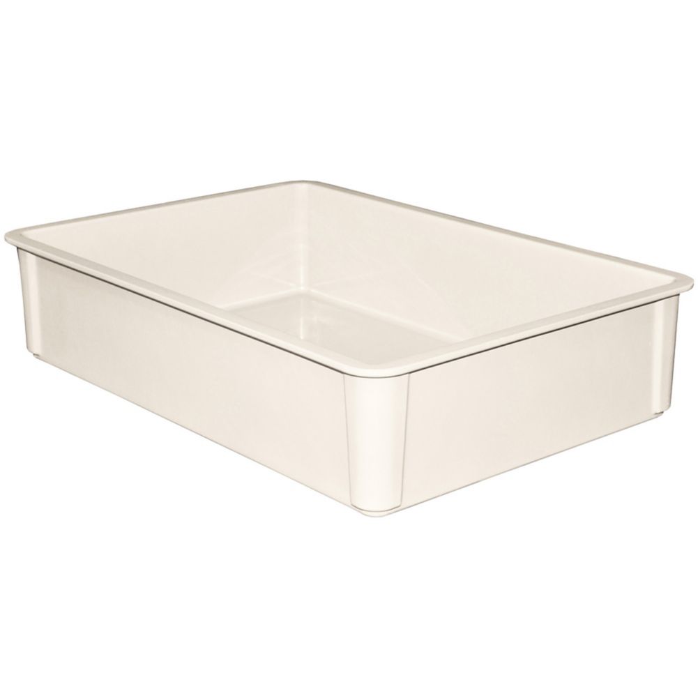 MFG Tray 880008 5269 White 26" x 18" x 6" Dough Tray Wasserstrom