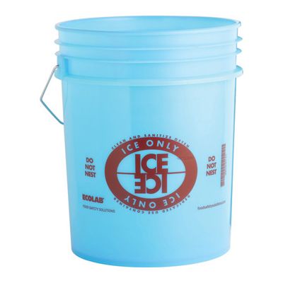 DayDots 30510-01-11 5 Gal. Blue Ice-Only Bucket | Wasserstrom