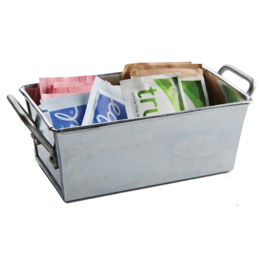 American Metalcraft GSP35 Galvanized 5 x 3" Sugar Packet Holder