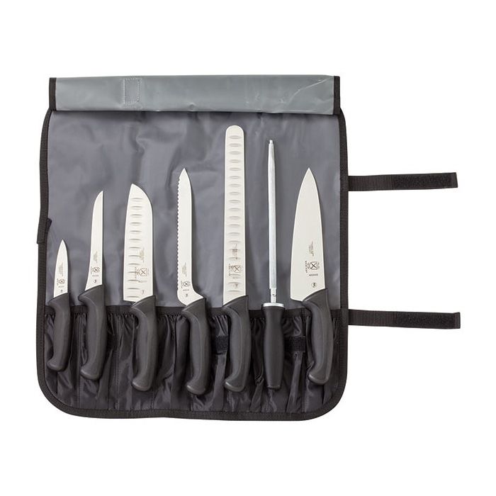 Mercer Culinary® M21820 Millennia® 8Piece Knife Roll Set Wasserstrom