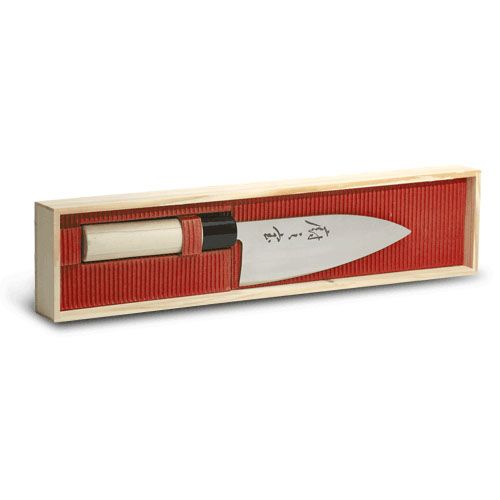 Mercer Culinary® M24106 Asian Collection 6" Wood Deba Knife