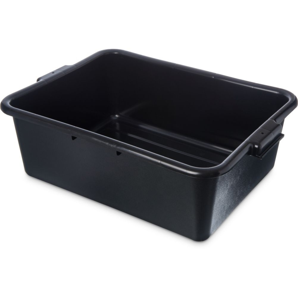 Carlisle 4401103 Comfort Curve Black Bus Box | Wasserstrom