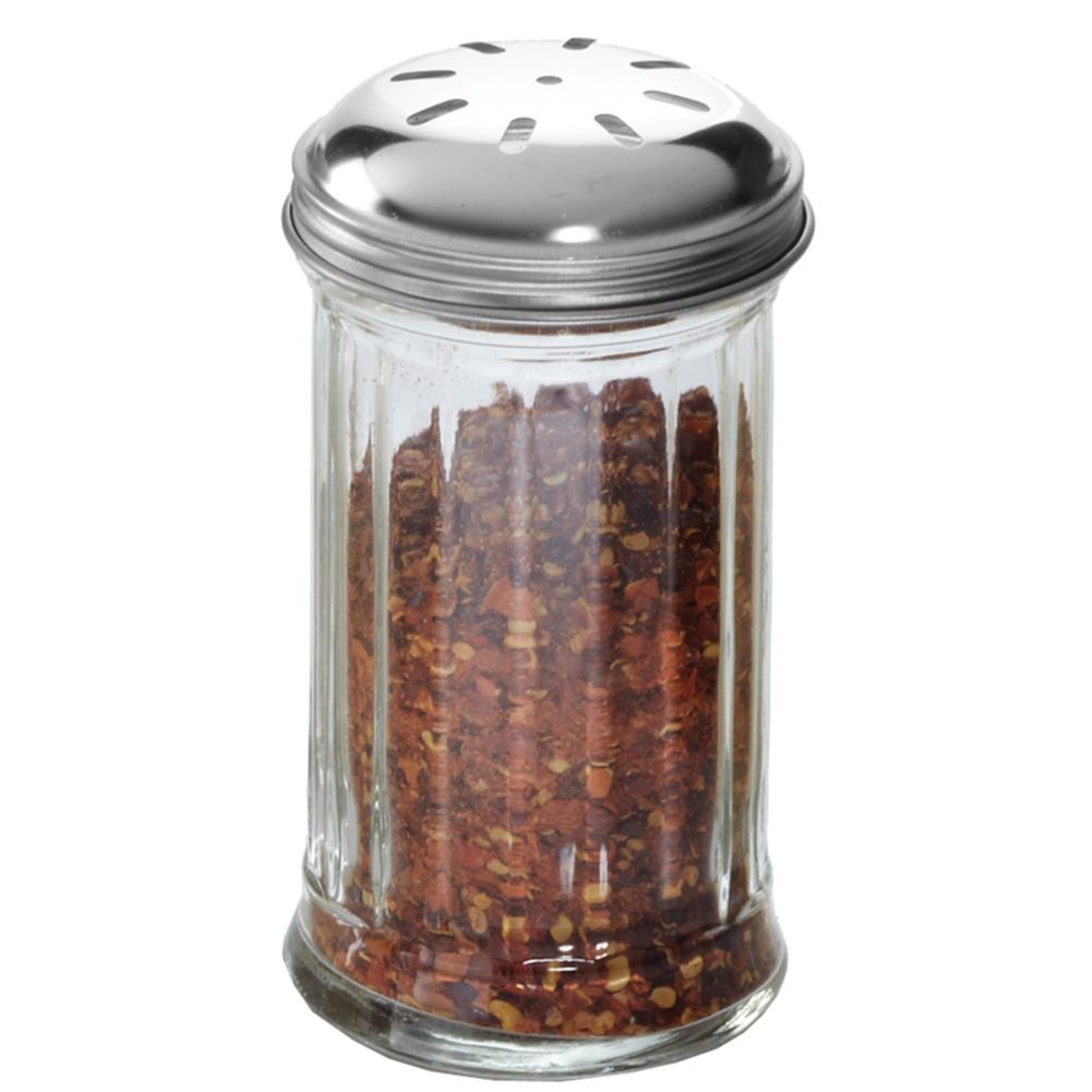 American Metalcraft GLA317 12 Oz. Glass Spice Shaker with S/S Lid ...