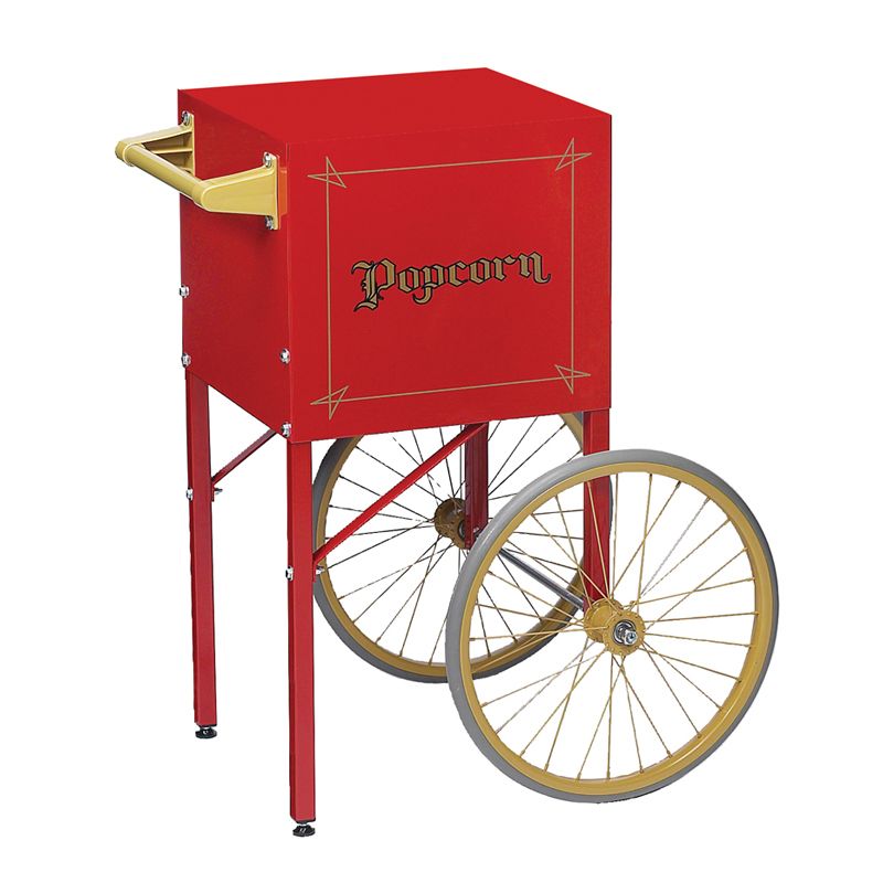 Gold Medal® 2649CR Red Popcorn Cart for Model 2404 Popper