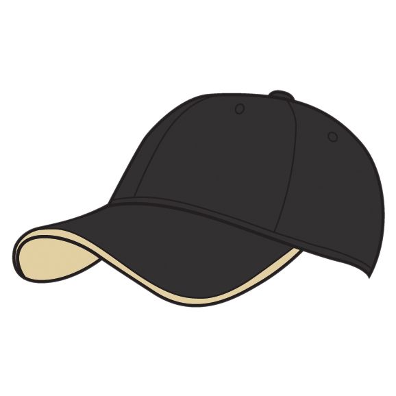 Chef Revival® H067BK Black Adjustable Baseball Cap