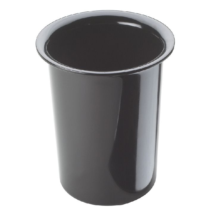 Cal-Mil 1017-13 Black Utensil / Condiment Cylinder