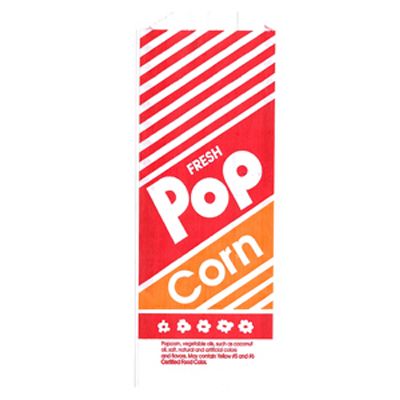 Gold Medal® 2054 No. 4 Popcorn Bag - 1000 / CS