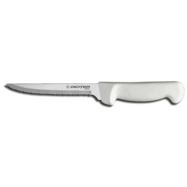 Dexter Russell P94847 Basics 6 Inch Utility Knife with White Handle
