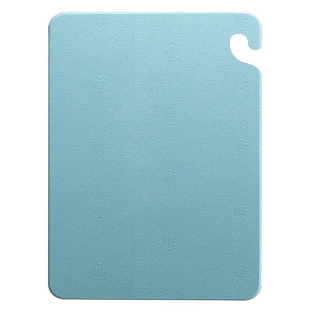 San Jamar® CB121812BL Cut-N-Carry® Blue Cutting Board