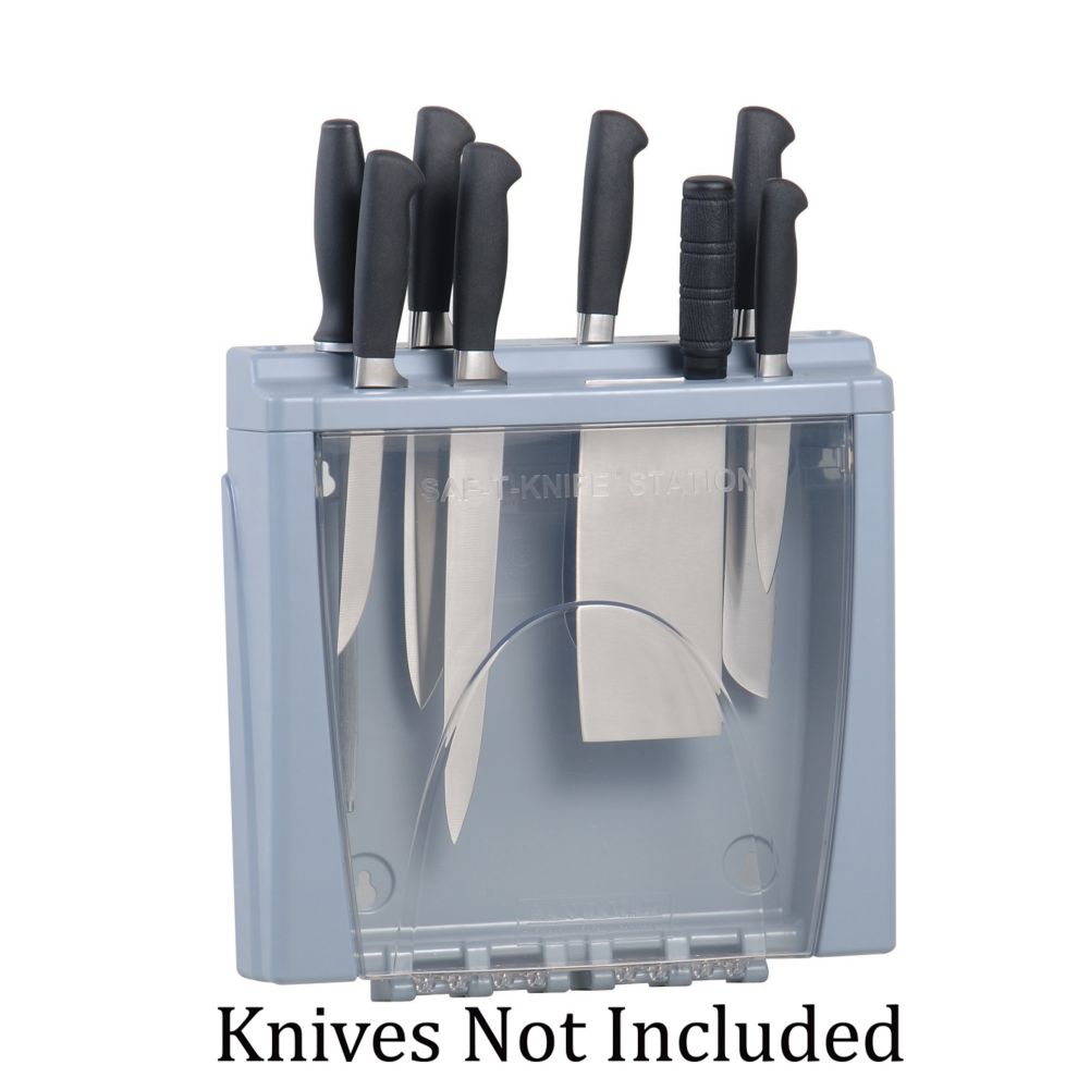 San Jamar® STK1008 Saf-T-Knife® Kitchen Knife Station
