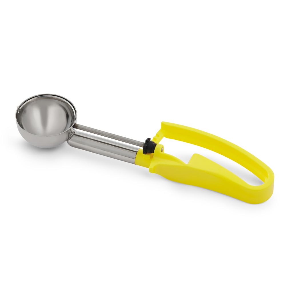 Vollrath 47375 1.8 Oz / #20 Squeeze Disher w/ Yellow Extended Handle