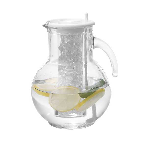 Gourmet Display® JC100 Small .5 Gallon Glass Pitcher with Ice Core