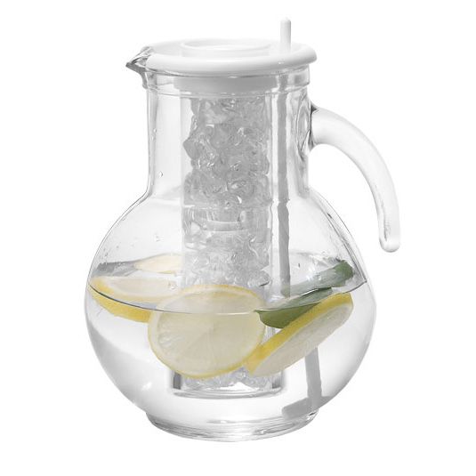 Gourmet Display® JC100 Small .5 Gallon Glass Pitcher with Ice Core