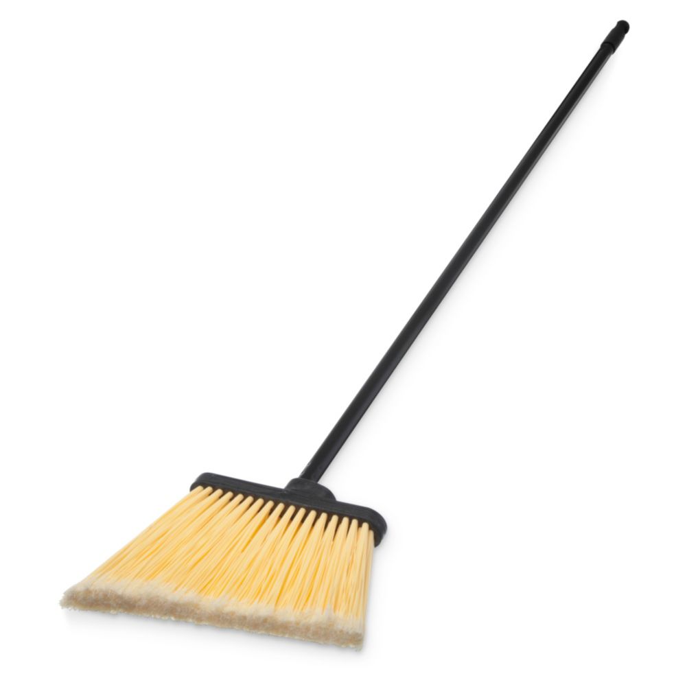 Carlisle 3686500 Duo-Sweep 56" Off-White Medium Duty Angle Broom