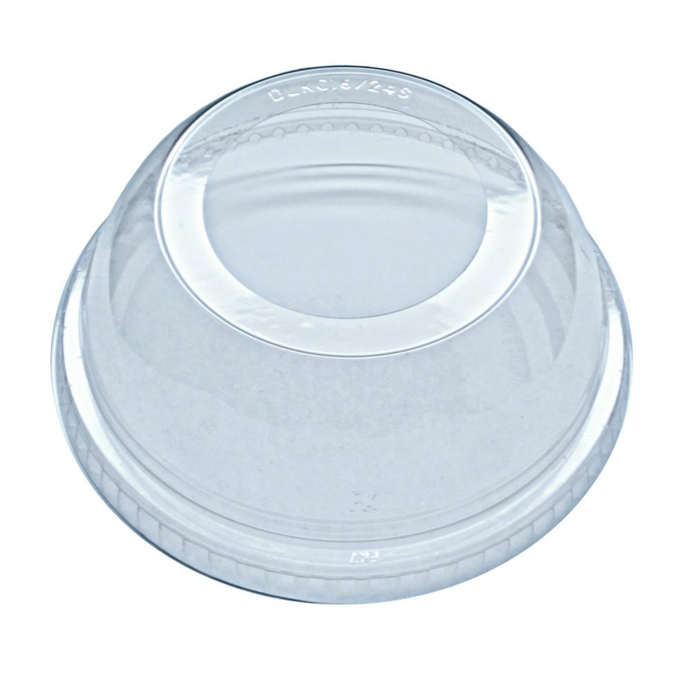 Fabri-Kal® 9508058 Clear Dome Lid with 1" Hole - 1000 / CS