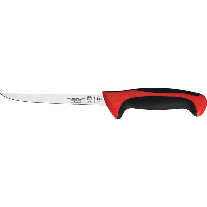 Mercer Culinary M22206RD Millennia 6" Narrow Red Boning Knife