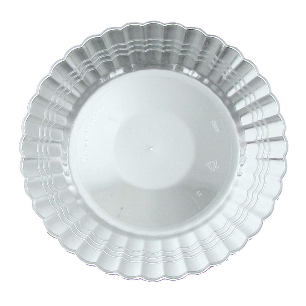 EMI Yoshi EMIREP6CLR Clear 6" Plastic Dessert Plate 180 / CS