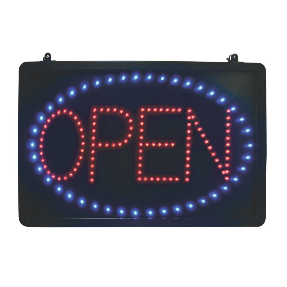 Update International LED-OPEN LED Open Sign | Wasserstrom