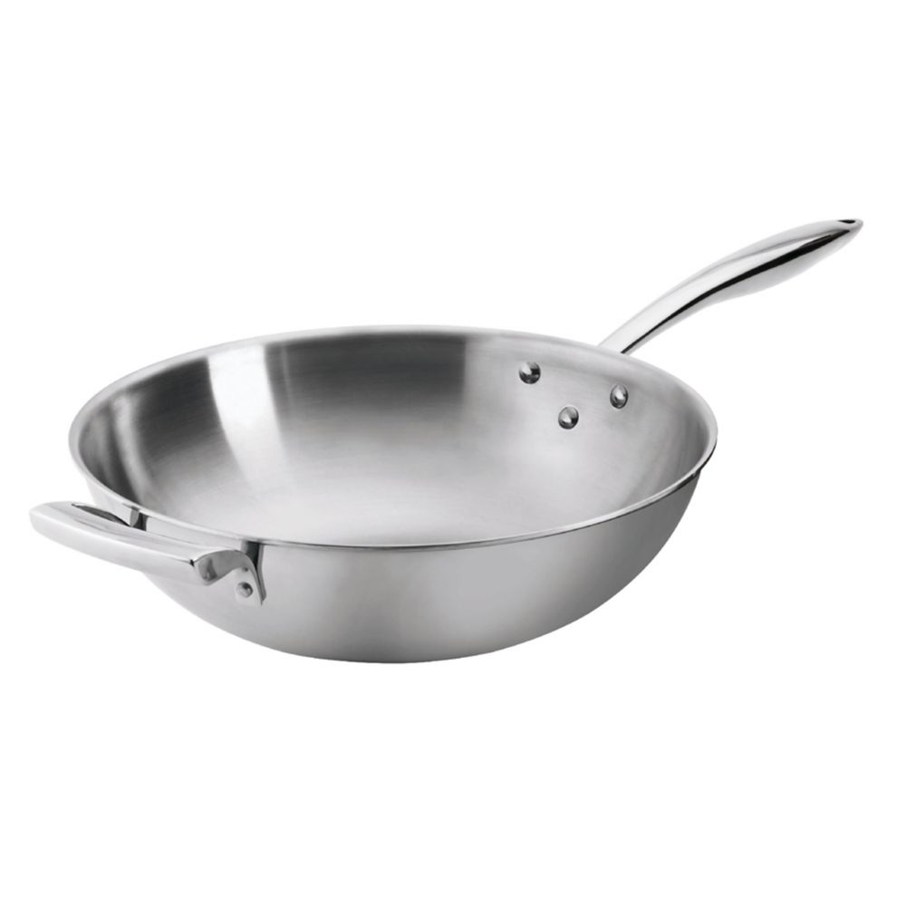 Browne Foodservice 5724095 Thermalloy® Tri-Ply S/S 12" Wok