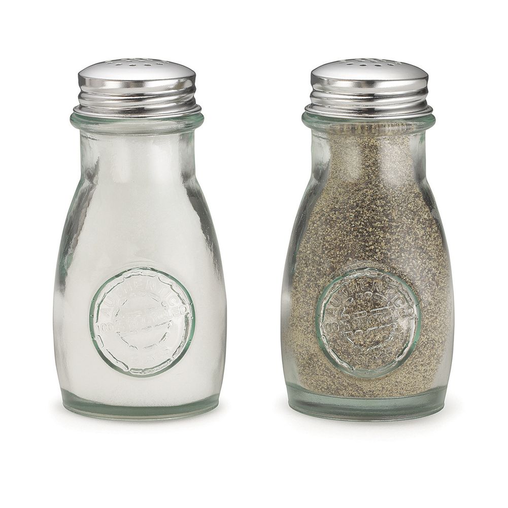 TableCraft 6618 Green Glass 4 Oz. Salt / Pepper Shaker - 24 / CS ...