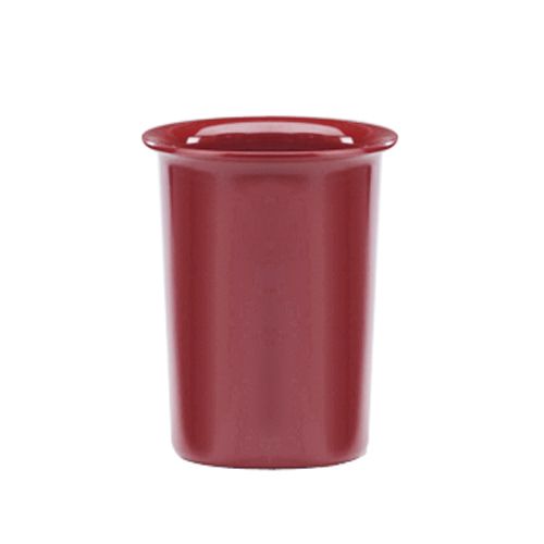 Cal-Mil 1017-64 Melamine 4.5" Cranberry Utensil Cylinder