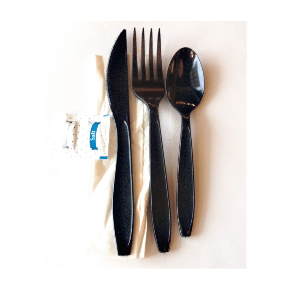 Prime Source 75002529 Polystyrene Heavy Cutlery Kit 250 / CS