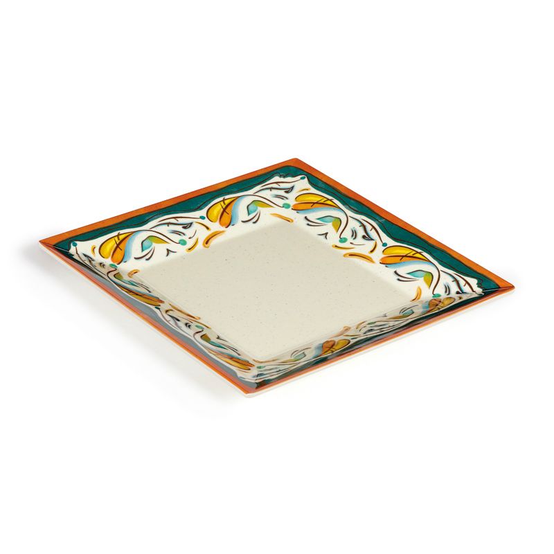 G.E.T. ML-90-BF Bella Fresco 12" Square Plate - 6 / CS