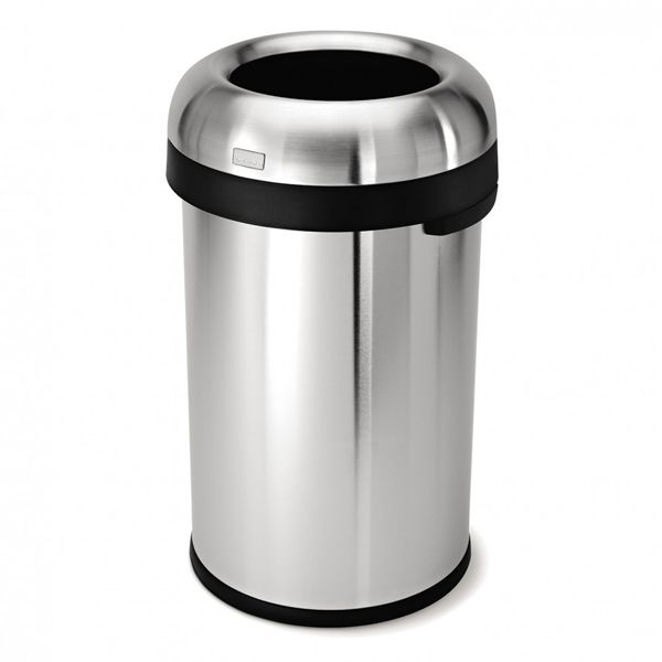 simplehuman® CW1469 S/S Brushed 80 Liter Bullet Style Trash Can