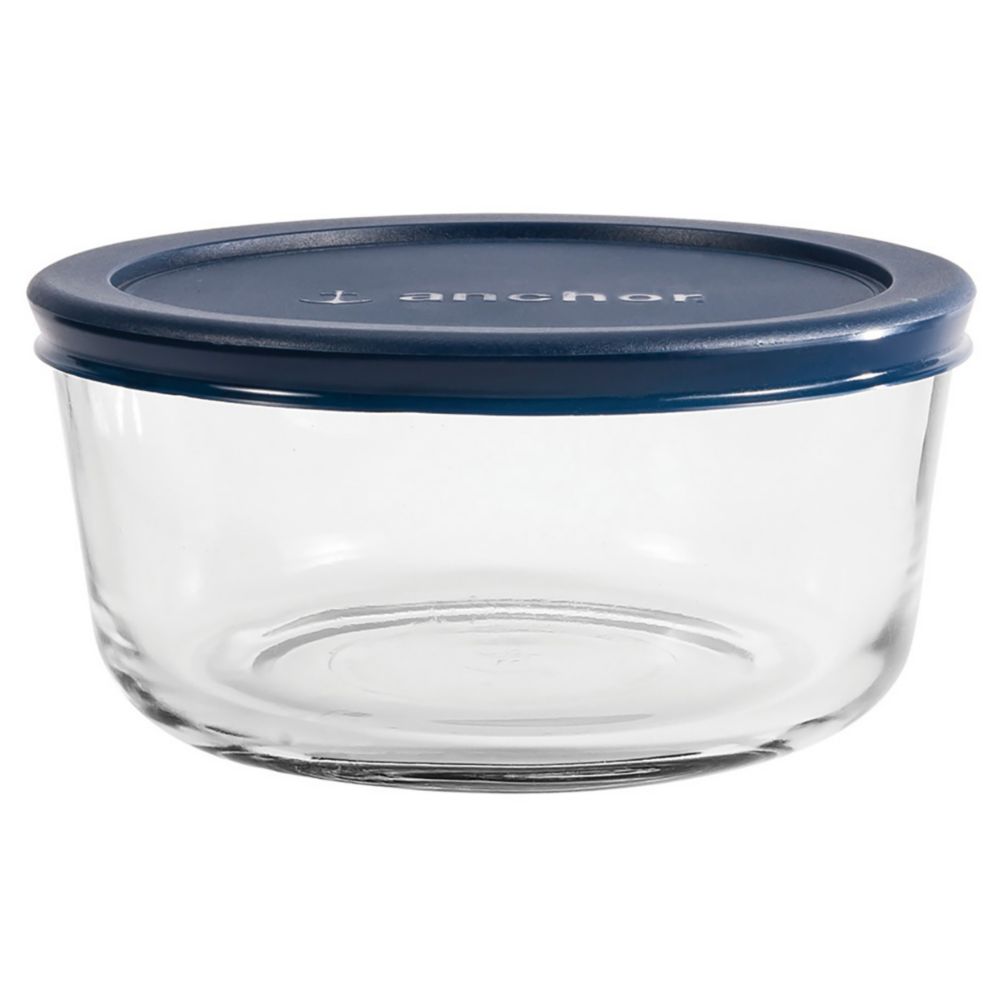 Anchor Hocking® 85907L20 Round 4-Cup Kitchen Storage Bowl with Lid