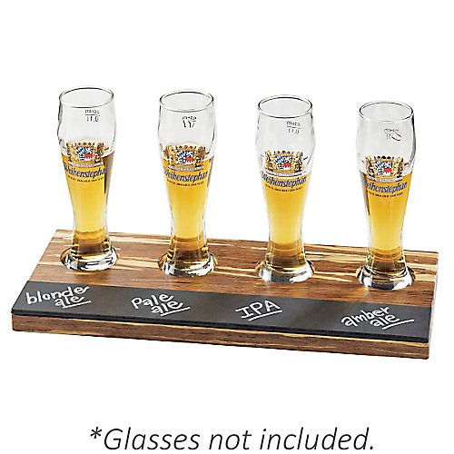 Cal-Mil 2064 Crushed Bamboo Write-On Beer Sampler Tray