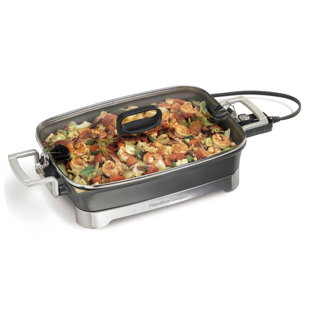 Hamilton Beach 38540 Premiere Cookware Electric Skillet Wasserstrom