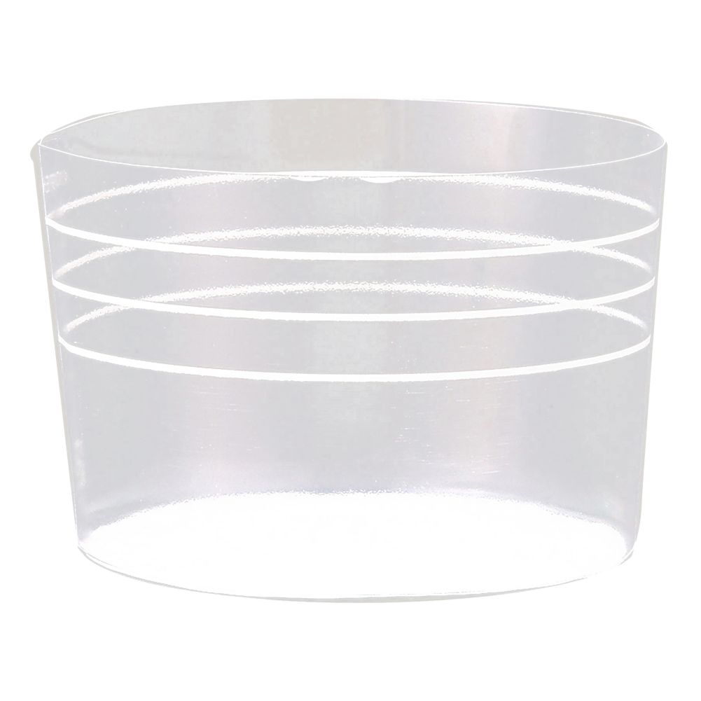 Home Brands CK803 Large Stripe Plastic Baking Cup 500 / CS