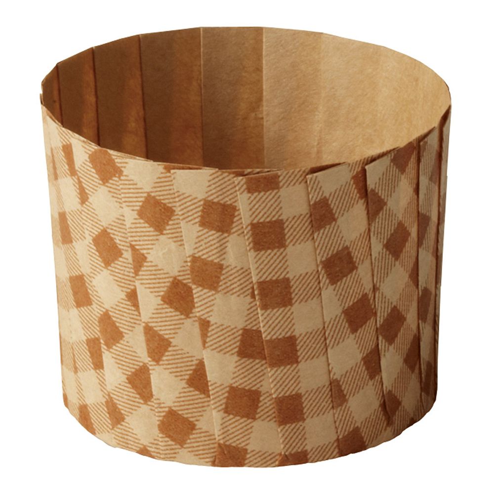 Home Brands M110 Check 5.1 Oz Pleated Baking Cup 480 / CS
