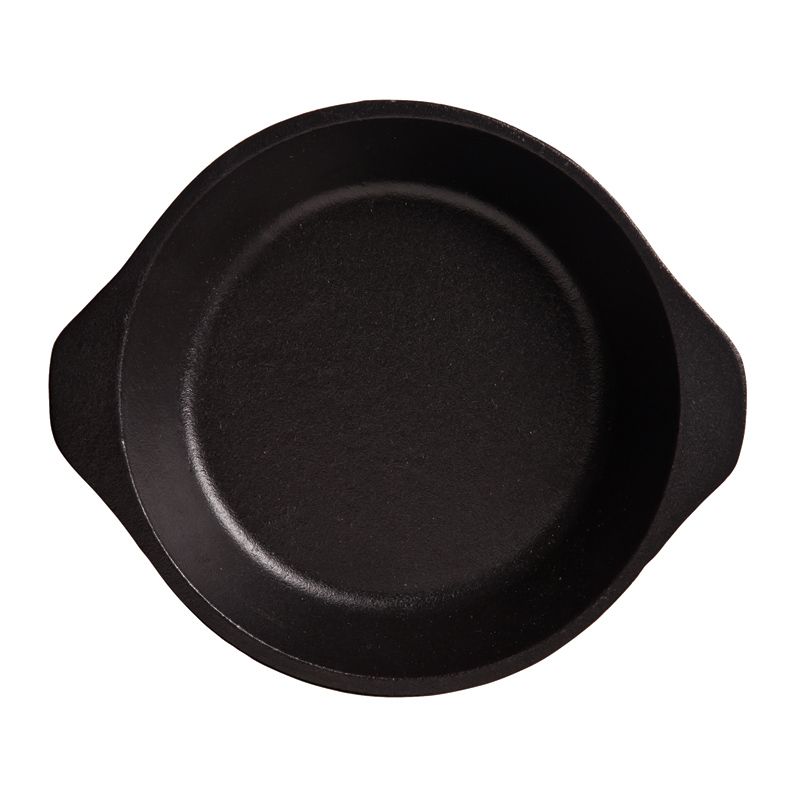 World® Tableware CIS-17 Cast Iron 7.5" Pie Plate with Handles