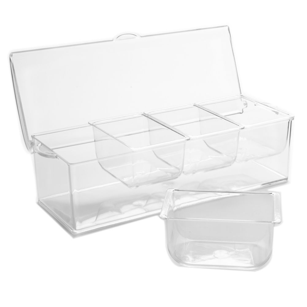 American Metalcraft FCS16 4 Compartment Server with Ice Space